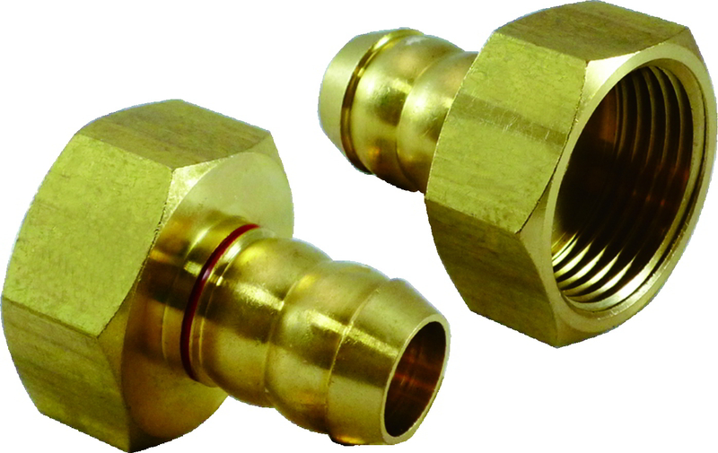 Gas fitting inner teeth