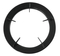 Round oven rack