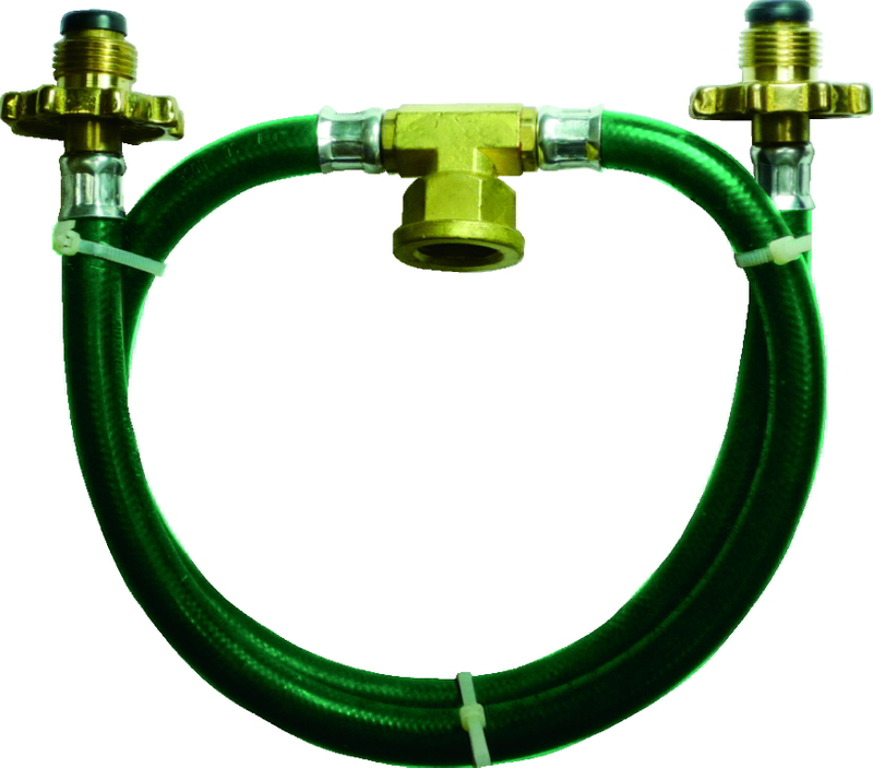 Double bottle connection pipe (the switch)