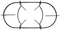Mesa three wire oven rack / Height