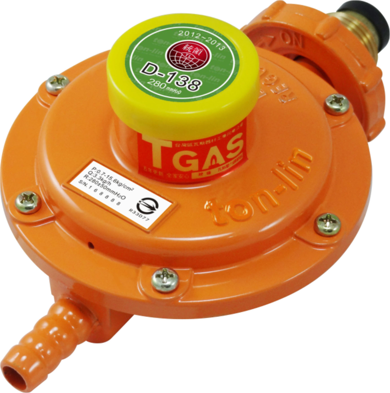 Q2.8 [efficient] Gas Regulator (excess flow automatically cut off the Schedule Type)