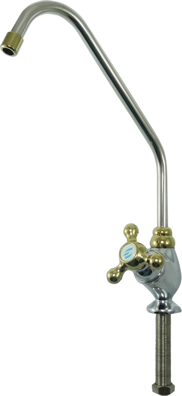 Two points gooseneck faucet - ceramic type