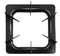 Enamel square oven rack (height and low/ 2 entry)