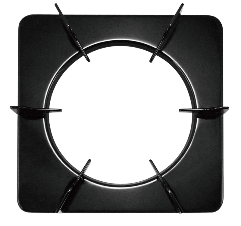 Heightened enamel square oven rack (height and low / 2 entry)