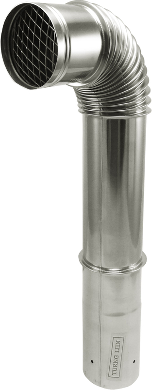 Forced exhaust pipe / long elbow (included Dimensions Diameter)